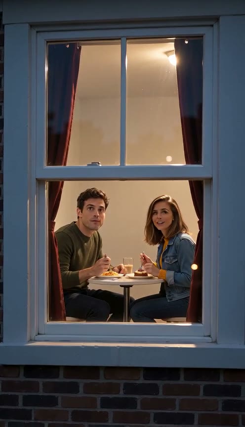 Couple Window Dinner video preview